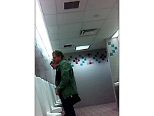 Voyeur Is Filming Random Guys While Pissing In The Urinal