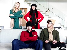 Two Busty Stepmoms Decide To Swap Their Step son