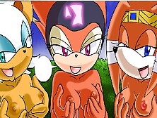 Sonic (Knuckles Rouge Fucking Porn Parody) - Saturday Night Fun #2 (Hard Sex) (Cartoon)