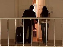 Nessa Devil and Theodora Ferreri are getting their snatches and booties drilled during a 3some