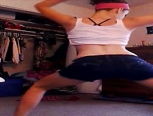 Desirous Twerk Phone Panty Video