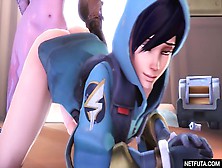 [Netfuta] Widowmaker Gets Fucked By Tracer