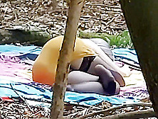 Found Sleeping Teen In Nylon Stockings In Forest And Filled Her With My Cum