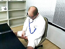 Sick Patient And Horny Doctor Giving A Horny German Nurse Some W