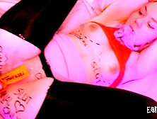 Tied up gf having fun after party.  She is a free use anal bitch