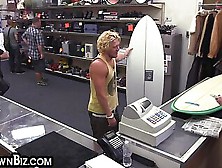 Blond Stud Bottom Anallybanged In Office By Pawnshop Owner