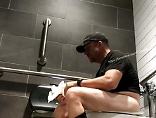 Hot Daddy Big Cock Spy In Toilet