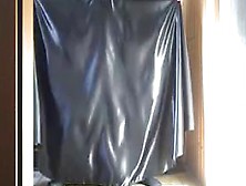 Black Satin Dress 01