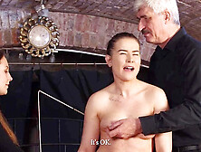 Old men, bdsm spanking, old man