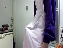 Thai Crossdresser Masturbates