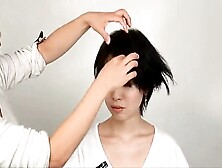 Cut Long Beautiful Dark Hair