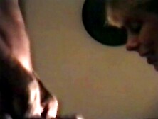 Retro porn: me coming on face,  breasts and pussy