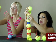Kimmy Lee And Kate England In The Strip Game Losers Giggles And Sensitive Skin Speak Volumes