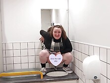 Pissing In Public Toilet Sink Risky!!!