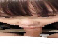 Korean dark-haired is gargling her paramour's firm stiffy in a POINT OF VIEW fashion, to make him spunk