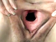 Queffing And Gaping Close-Up Webcam Show