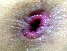 Close Up Of Moaning Twink's Puckering,  Gaping Hole