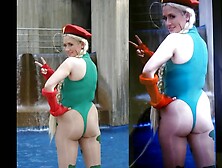 Flat Ass Cammy Cosplayer Lady Alkrea Cum Tribute