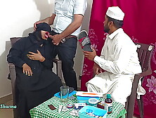 Muslim women fucked by the doctor in front of her husband because she could not get pregnant (Threesome Sex)