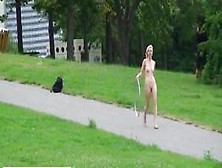 Lucie - Hot Public Nudity With Horny Blonde Girl