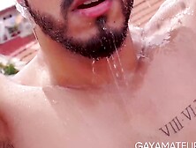 Latino Valentino Sistor Release His Juice After An Outdoor Wet Dick Stroking