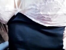 Hot MILF Jade Jordan Fucks Herself With A Big Black Dildo In Her Bathroom