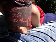 Oral from a hawt student in nature (clip two)