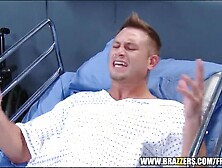 Ribald Blond Doctor Helps Her Patient - Brazzers