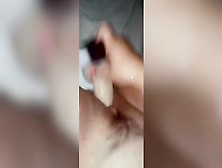 Huge Vibrator Makes Me Cum