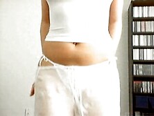 Sheer White Pants