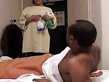 Hot French nurse takes anal threesome with BBC in hospital