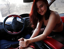 Girlfriend Was Not Against Getting Naked In A Car For Pleasure