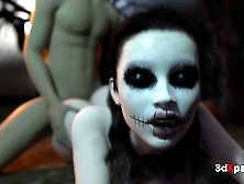 Pumpkin Patch Pleasure: Un'orgia Segreta Nel Cimitero