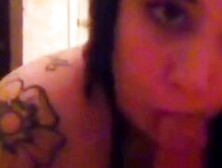 Cock Sucking Tattooed With Tits Babe Making A Dong Cum Quickly