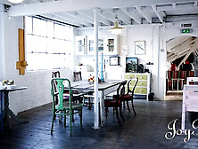 Bi-Sexual Artists Amber Nevada And Stella Cox Bring In Sweet Lover For Steamy Threesome