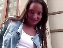 German Scout - Sexy Teen ANITA B tempted to have anal dance