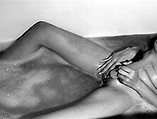 Slender Skank Takes an Evening Bath, Masturbation her Snatch with a Vibrator, and Gets an Cumming