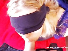 Blindfolded Handcuffed Hardcore Gagging Deepthroat Facefuck. Cum in Throat