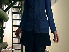 Naked challenge: All alone at factory