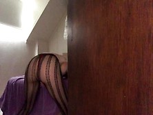 Secret Fishnet Stocking Pussy Play