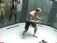 Pussy Fucking Action Inside Mma Ring With Mulani Rivera