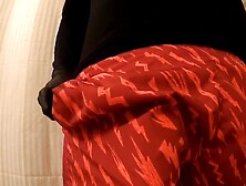 Massive Rod in Red Silk Shorts Cums for u POV