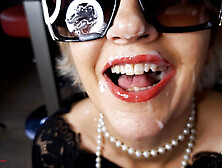 Mature Cougar MILF & Boy Laughing Fun - Huge Facial Cumshot Full Video