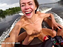Public Butt Sex Ride On The Jet Ski - Mia Bandini