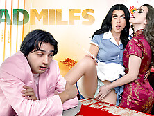 Filthy Threesome orgy With Our Favorite Waitress