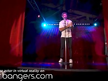 VR BANGERS Black comedian teasing u during show