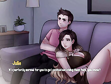 House Chores #17: My MILF Stepaunt Sucked Me off During the Movie and Made Me Cum Really Good