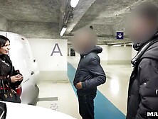 ¡Puta colombiana follada duro en un estacionamiento por rayar el auto de mi'migo!