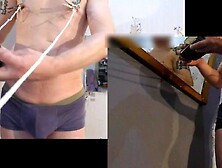 Naughty Pervert Is Torturing His Nipples In Bdsm Webcam Show