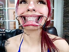 Latina spit play choking